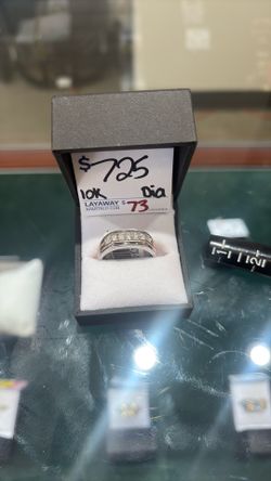 10k diamond ring