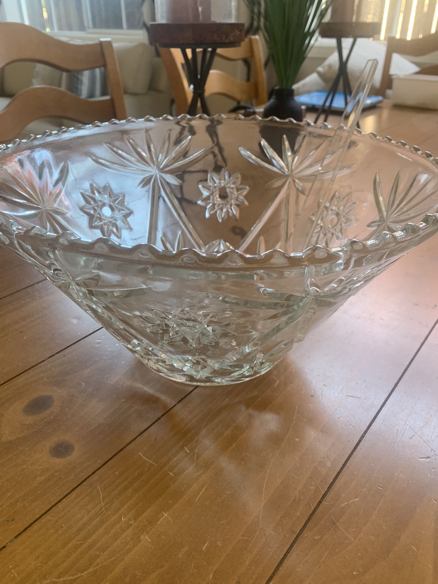 Glass Punch Bowl