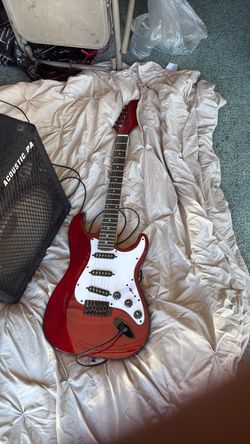 Electric Guitar and Amp