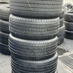 SET OF TIRE 255 40 20 GOODYEAR 85% LIFE