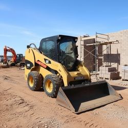 08 Caterpillar 246C Skid