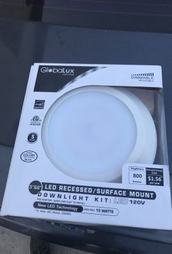 5" & 6" LED 120V Recessed surface mount