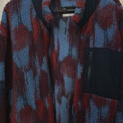Large Fleece/Sherpa Full Zip Jacket