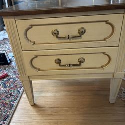 Reduced Price! MCM Solid Wood Nightstand / End Table
