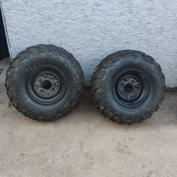 Front 27x9.00-12 Rear 27x11.00 -12