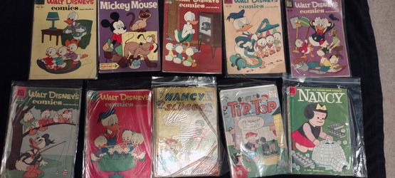 Disney and Nancy comics