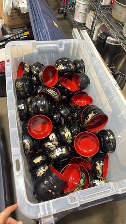 Salad bowls, around 70,  used only couple of times, normally $400, now $70