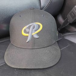 Rieleros de Aguascalientes fitted cap, likely a New Era 59Fifty model.