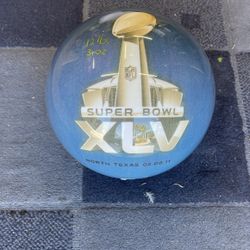 Bowling ball New Super Bowl 45 Green Bay Packers
