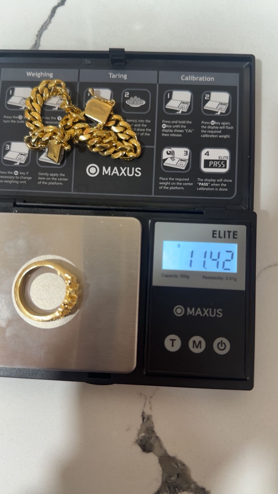 14K Nugget Ring Size 10