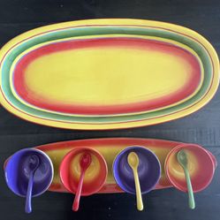 Laurie Gates 10-Piece Ceramic Serving Set