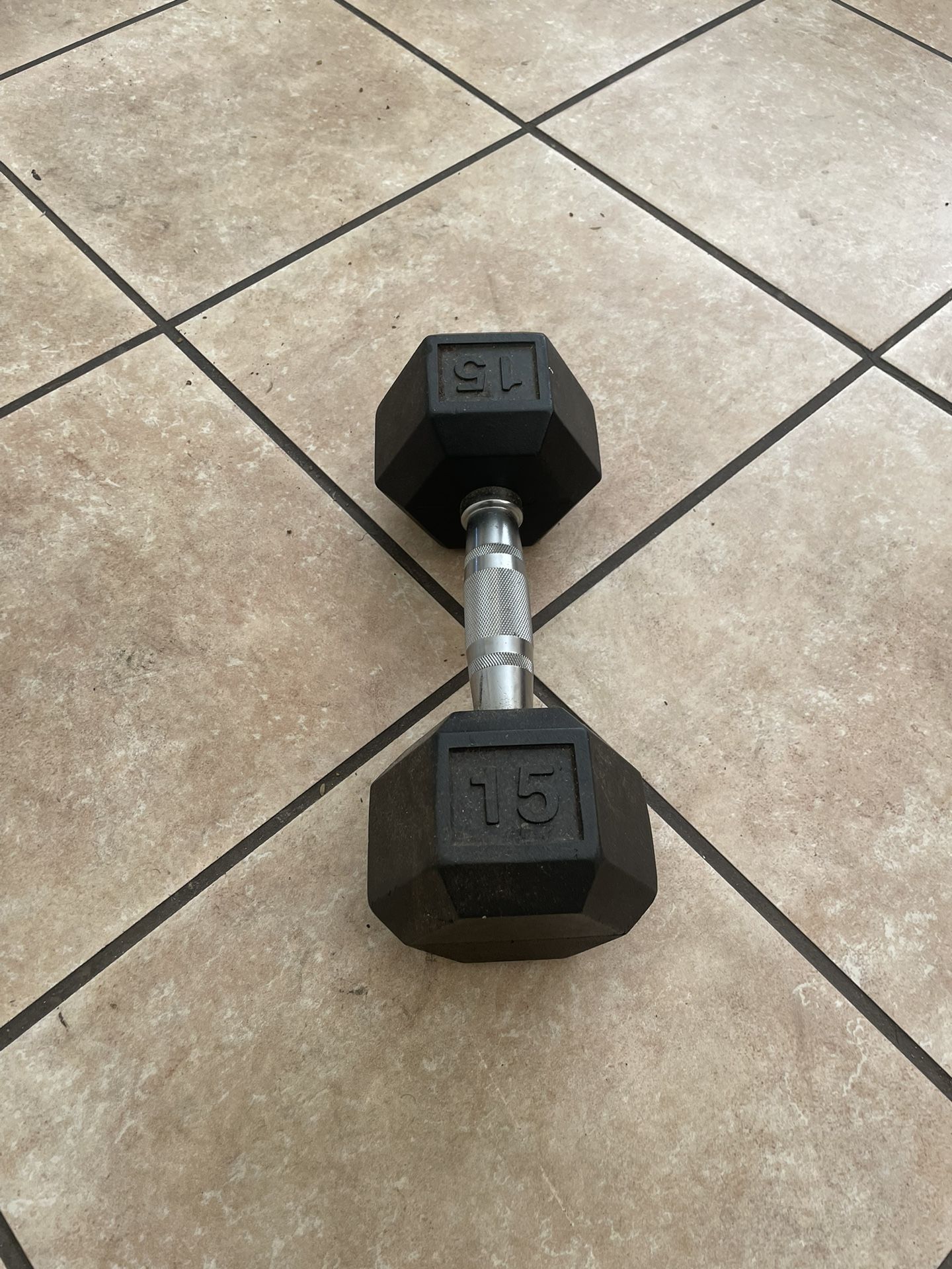 15 pound dumbbell 