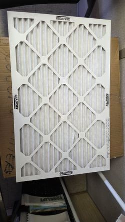 Air Filter: 16 in x 25 in x 1 in, MERV 8, Gen Use
