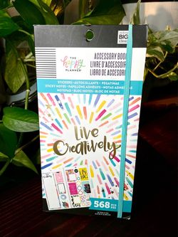 The Happy Planner Live Creatively Sticker Book