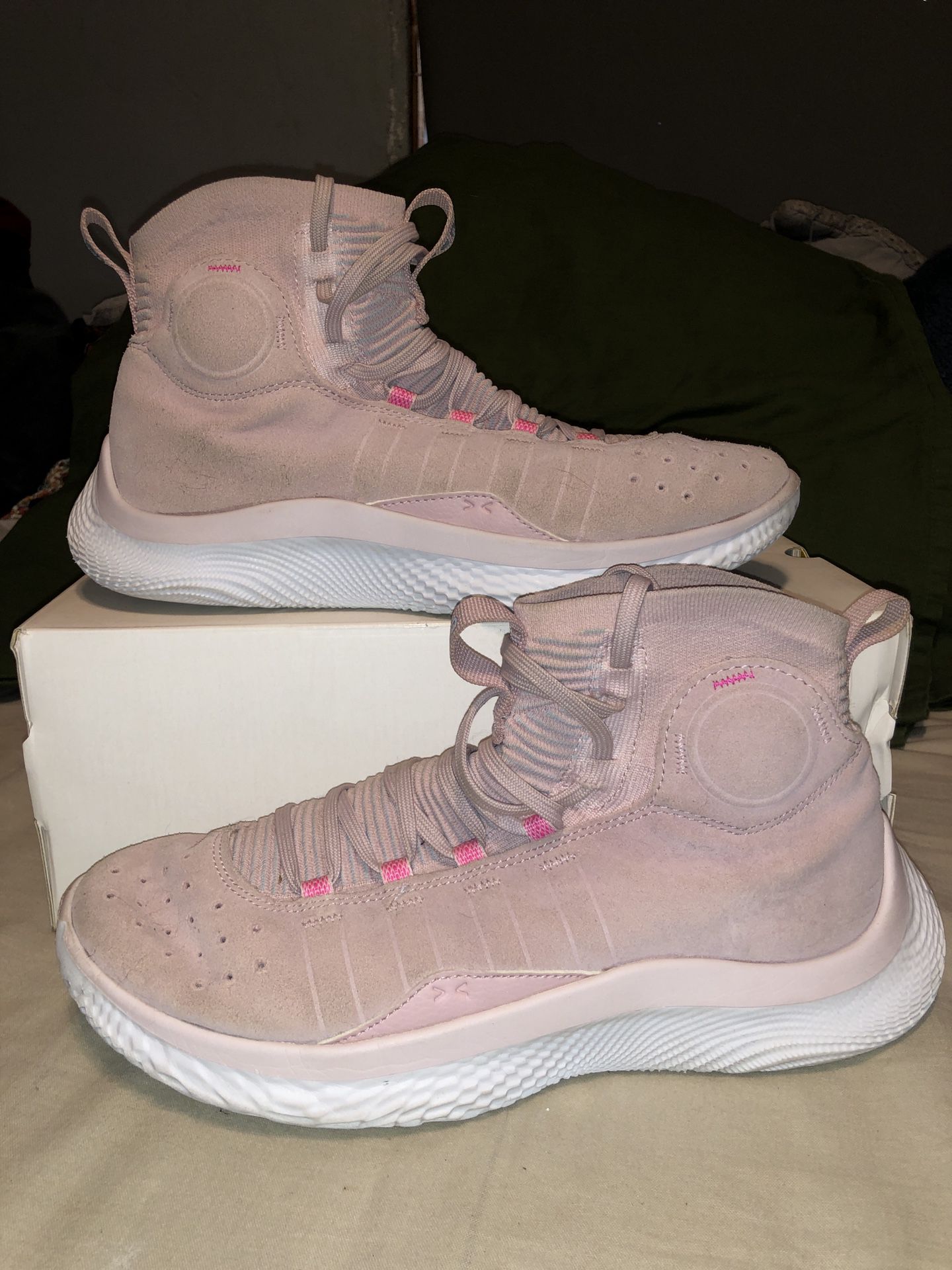 Under Armour Curry 4 FloTro 'Retro Pink' Size 10
