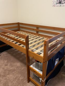 Twin Loft Bed With Slide