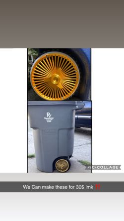 Dayton rims for trashcan