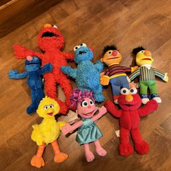 Sesame Street Plush Bundle Shipping Available
