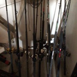 Fishing Rods And Reels And Tackle