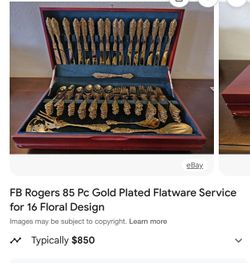 F.B. Rogers Vintage 85 Piece Set