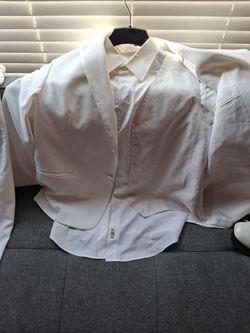 Staktime wedding suit and shoes