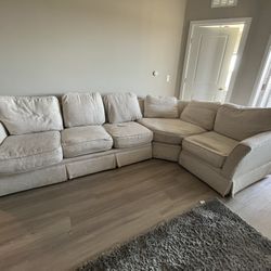 Comfy White Couch 