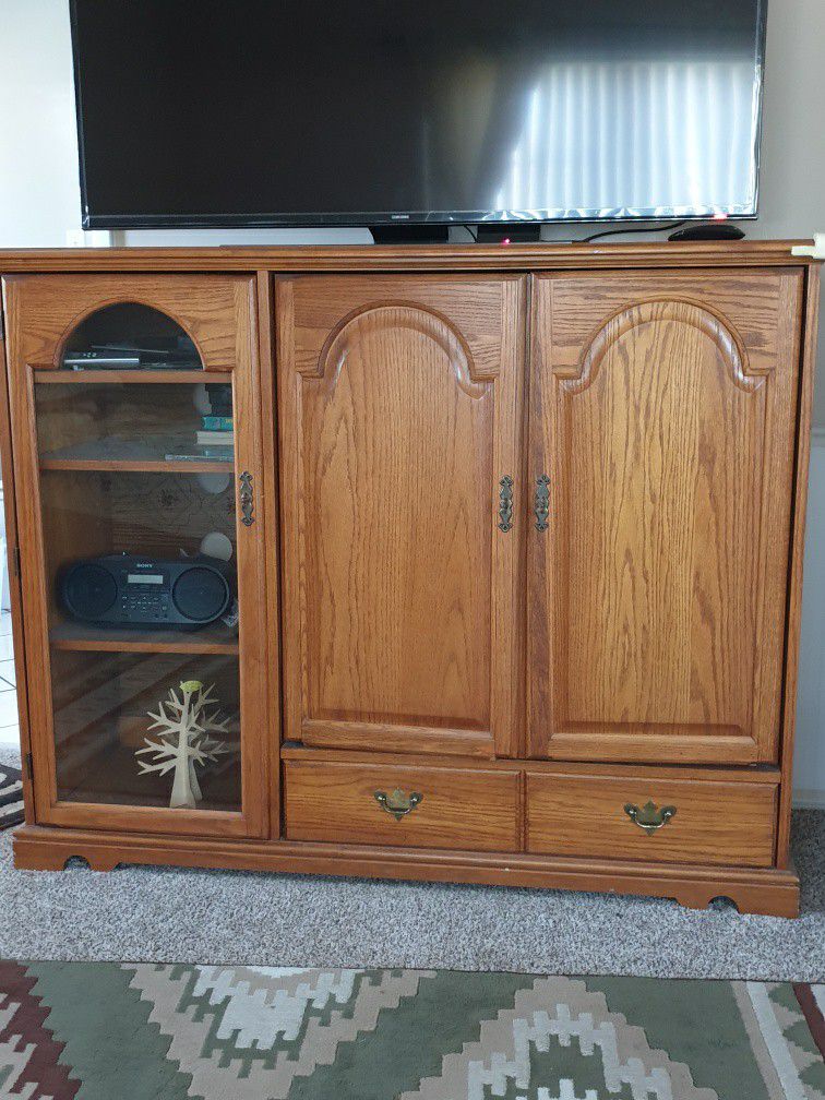TV Wood Cabinet