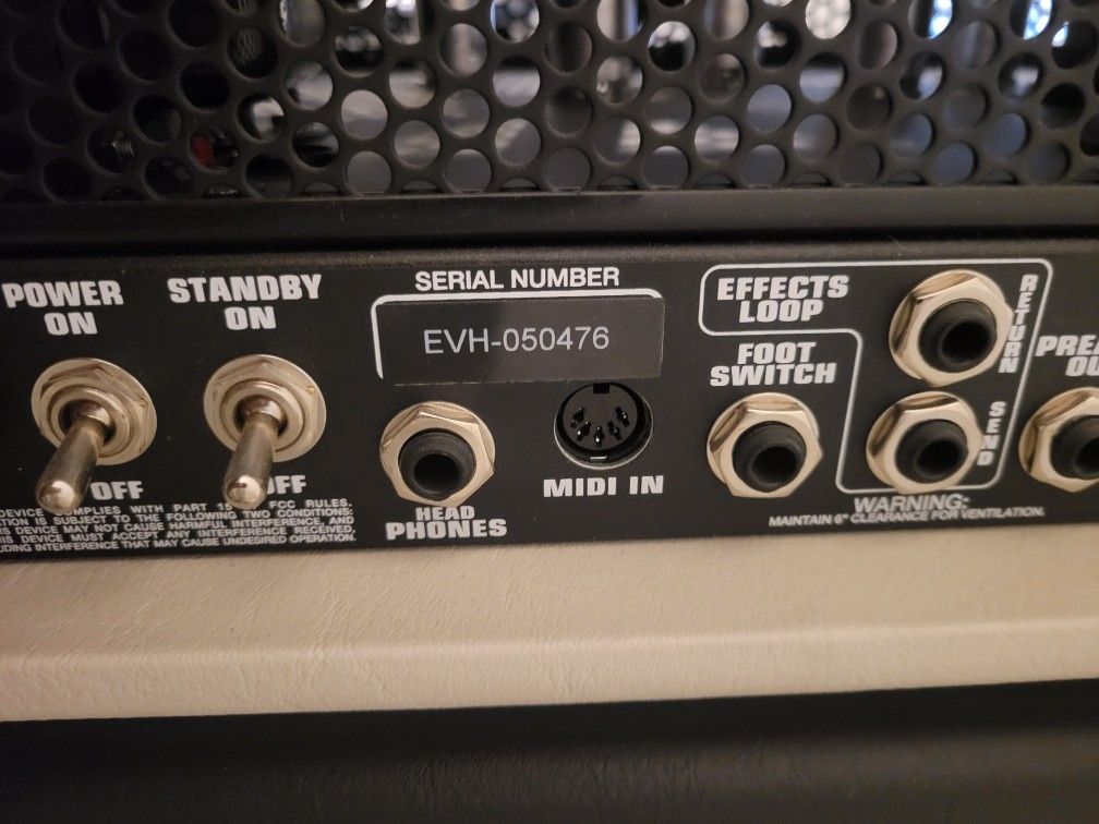 Evh 5150 50w 6l6" Mint"