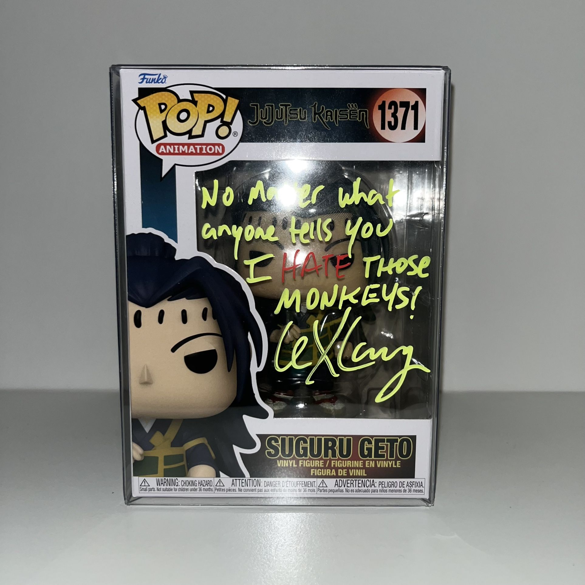 #1371 Suguru Geto Signed Funko Pop