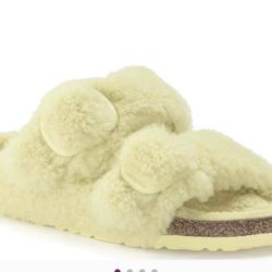 Birkenstock Arizona Big Buckle Teddy In Popcorn EU 39