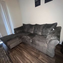 Grey Ashley’s Furniture Sectional 