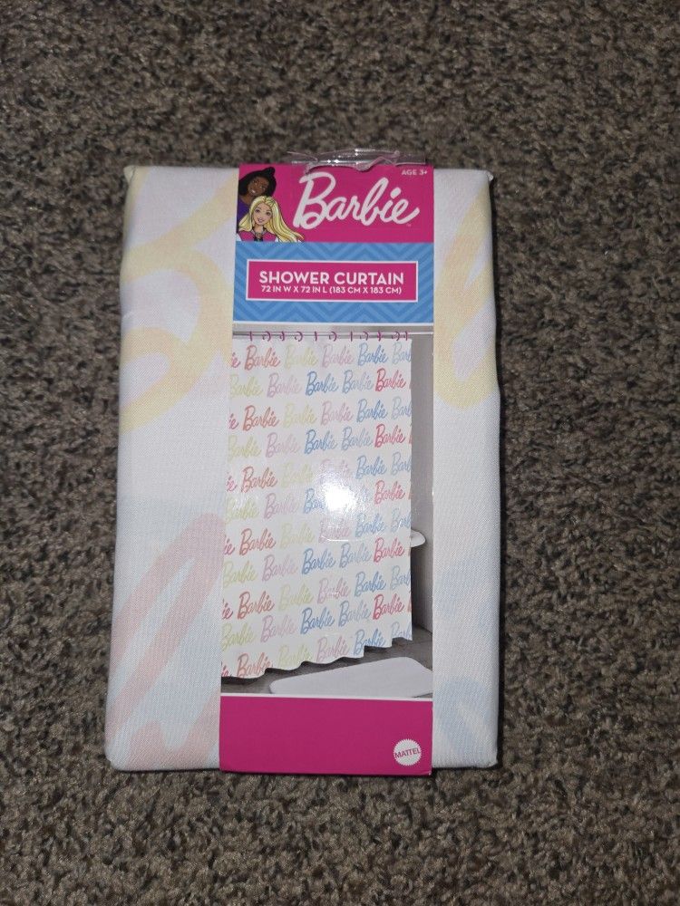 Barbie Shower Curtain Cortina De Baño