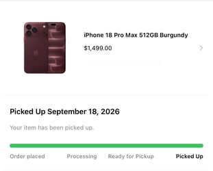 iPhone 18 Pro Max 512GB UNLOCKED