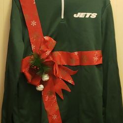 Vintage NY JETS NFL UGLY Xmast CHRISTMAS SWEATER