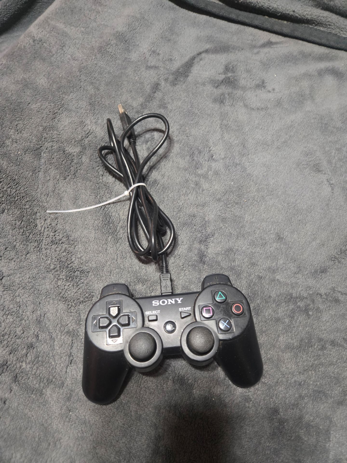 Wireless dualshock 3 ps3 controller and cord