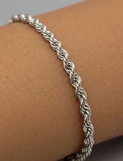 Vintage 8” Bracelet Sterling Silver 925