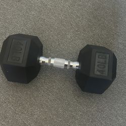 40 Lb Dumbbell