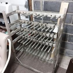 Primitive herb drying rack