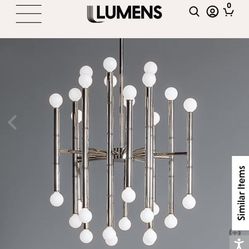Jonathan Adler Chandelier (Polished Nickel)