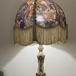 Vintage Beautiful Tall Table Lamp