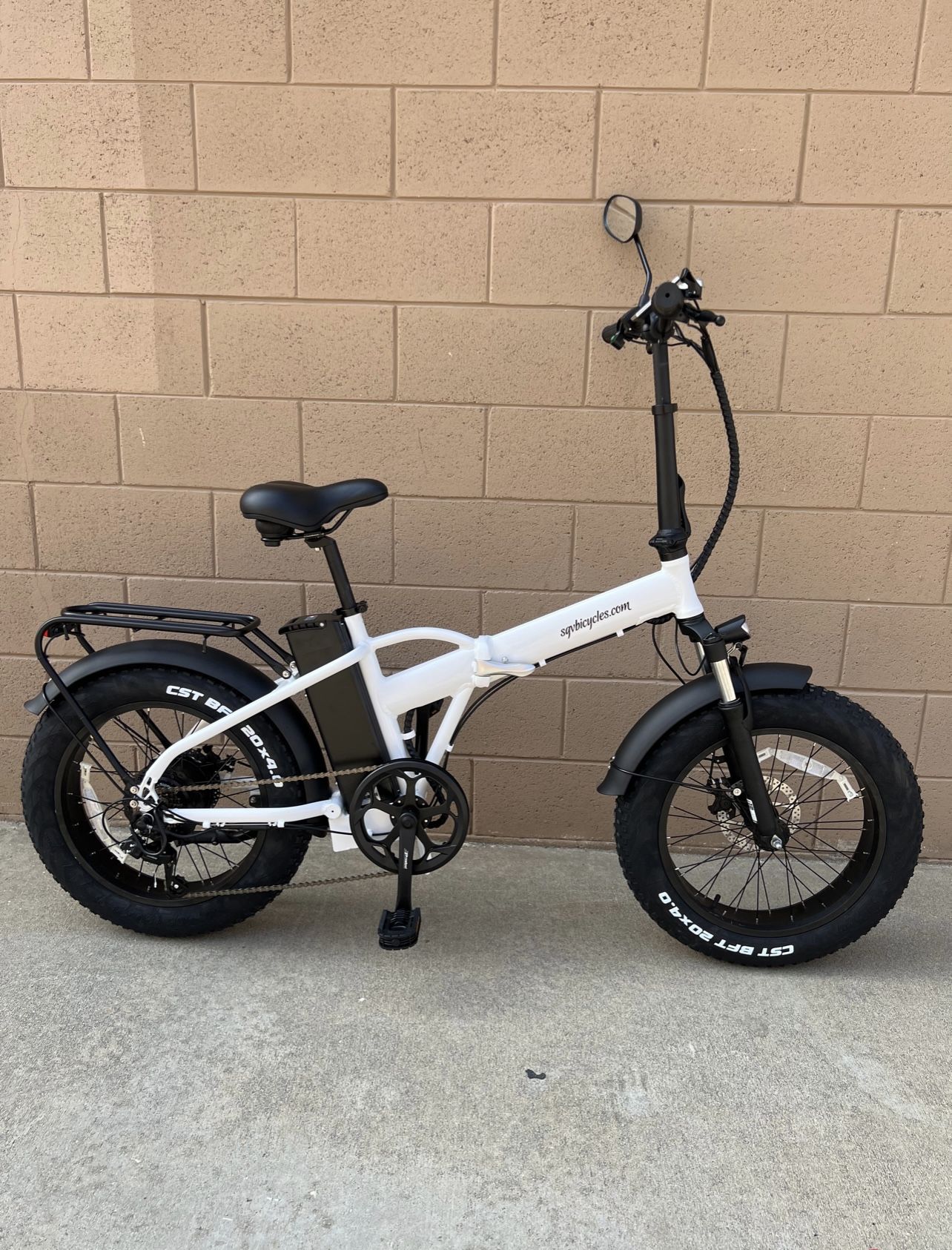 Sgvbicycles 48V 750W13AH 20" x4.0 Fat Tire E-Bike Folding Step Over
