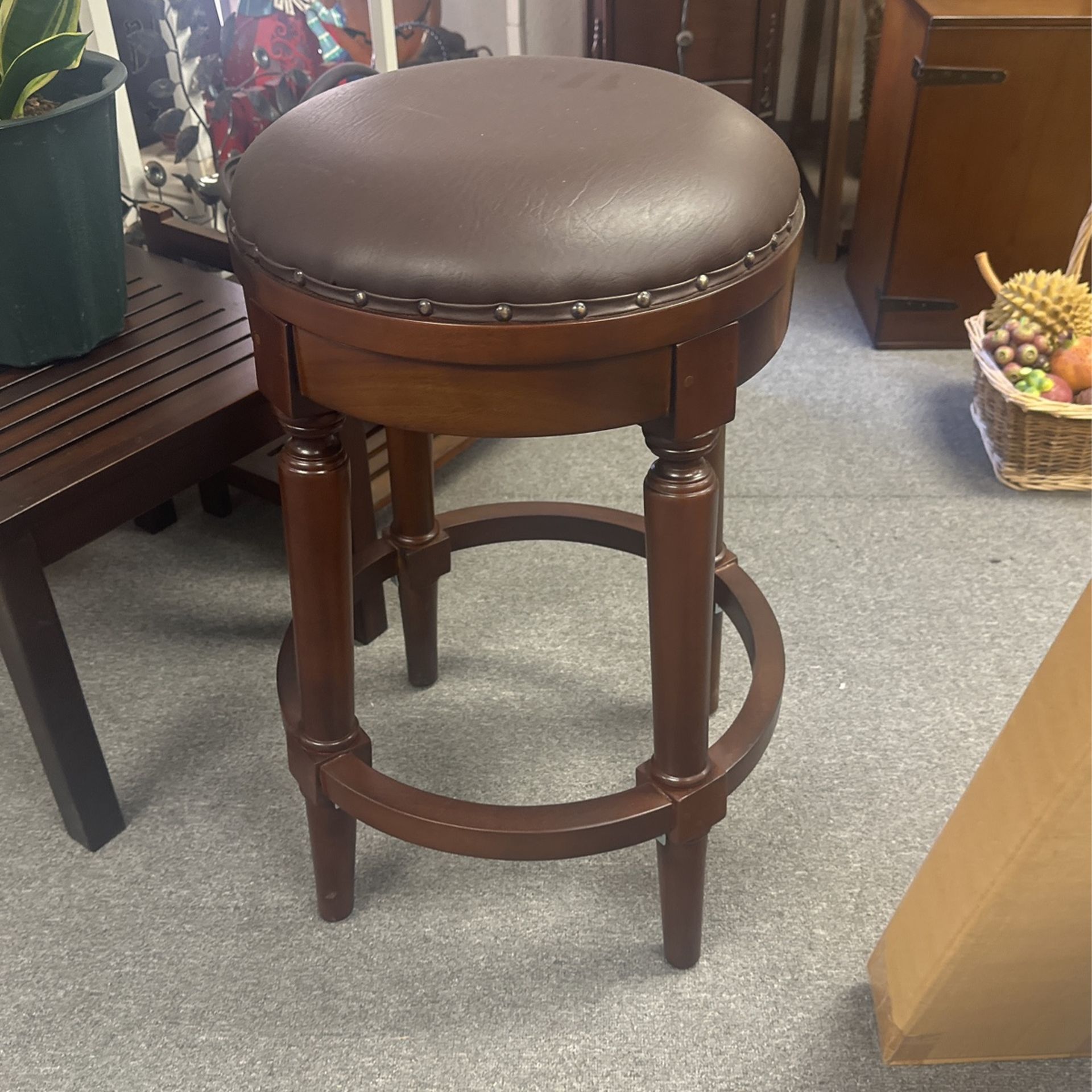 Mahogany barstool