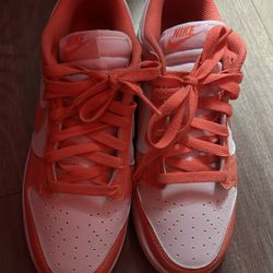 orange nike dunks