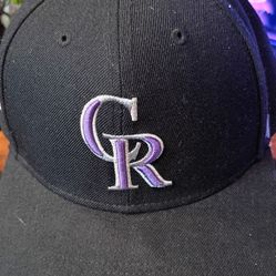 47 Brand Colorado Rockies Black Baseball Cap with National Patch