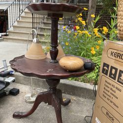 Two Tiered Antique Table