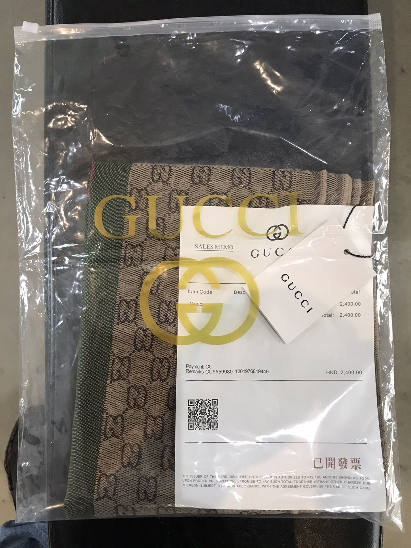 Gucci Scarf New with Tags