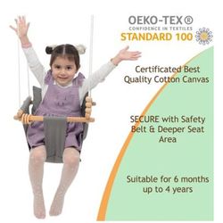 Kids Swing by Mass Lumber indoor or Outdoor Doorway swing