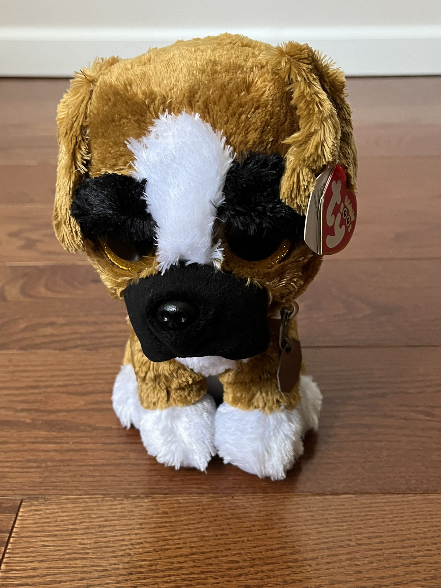 Ty Beanie, Boo Named Brutus, A Plus Toy Dog Resembling A Boxer8” Tall New