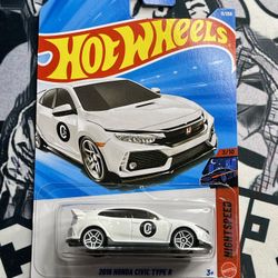 Hot Wheels New* ‘18 Civic Type R White