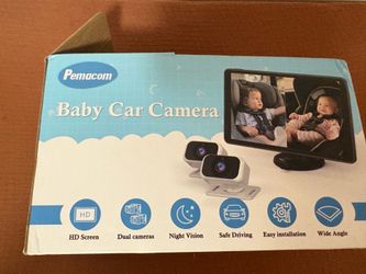 Baby Car Camera Dual Screen